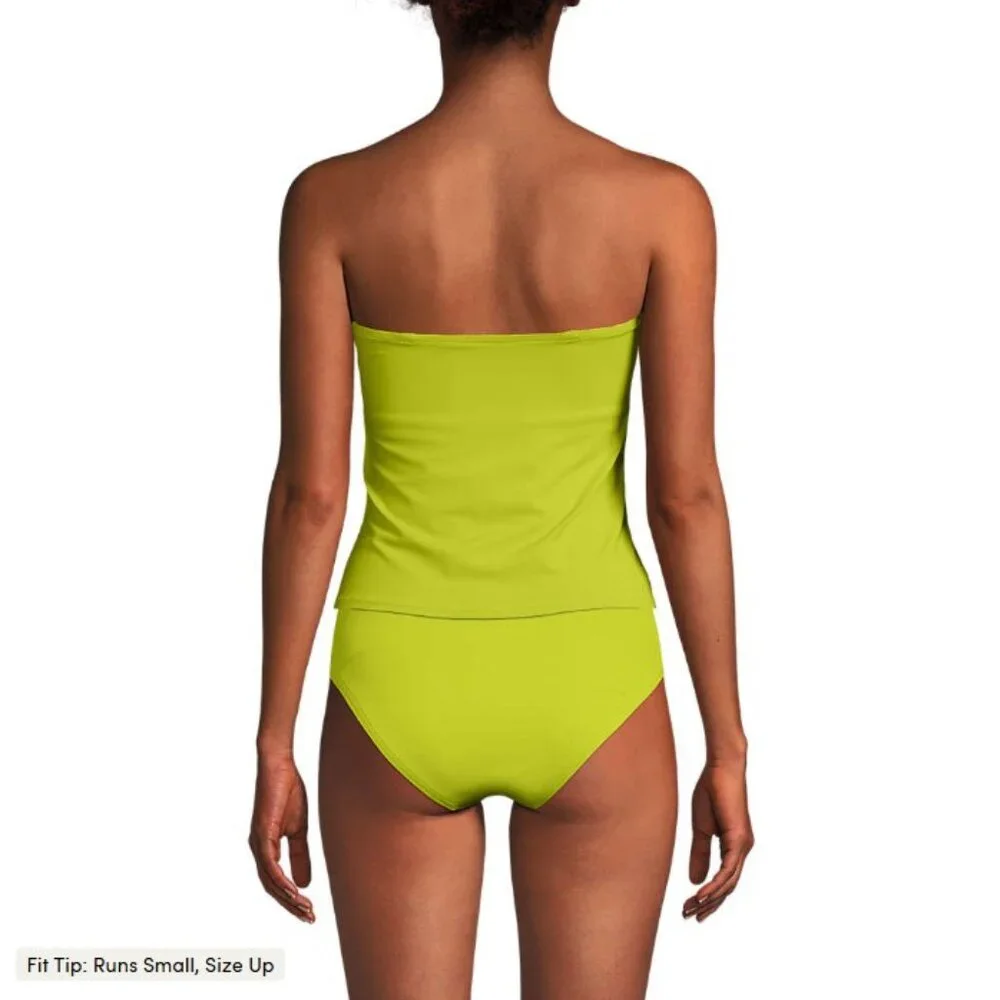 Lands End bandeau tankini